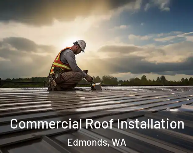 Commercial Roof Installation Edmonds, WA