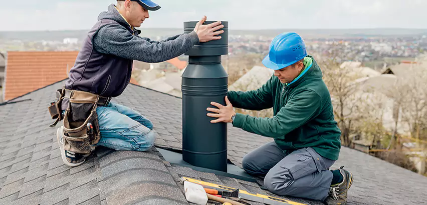 Chimney Flashing Replacement for Storm Damage in Edmonds
