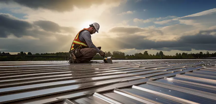 Commercial Roof Restoration in Edmonds