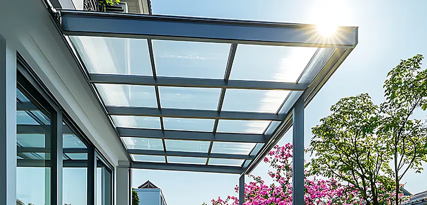 Glass Patio Roof Installation in Edmonds