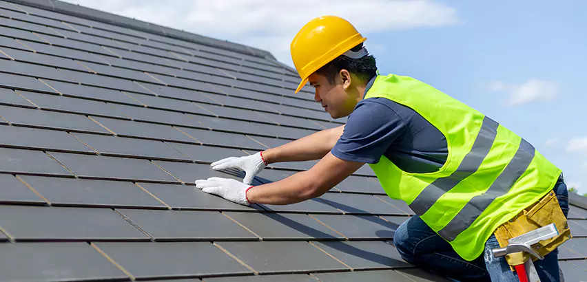 Slipped Slate Repair in Edmonds