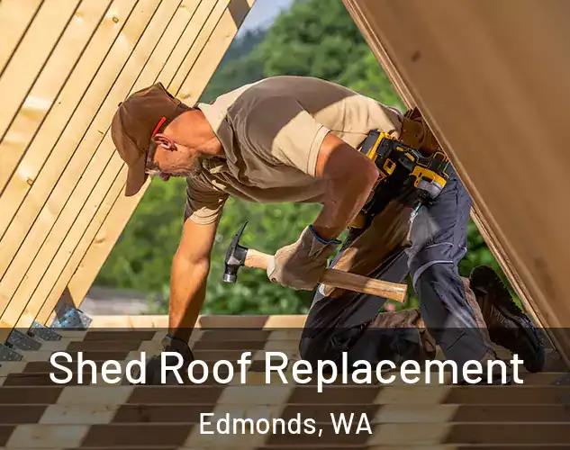  Shed Roof Replacement Edmonds, WA